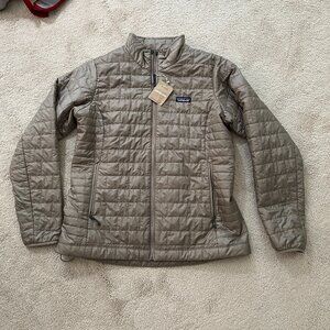 New Women PATAGONIA Nano Puff Insulated Jacket Seabird Grey XLarge SBDY